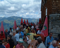 Edelhütte Mayrhofen Terrasse